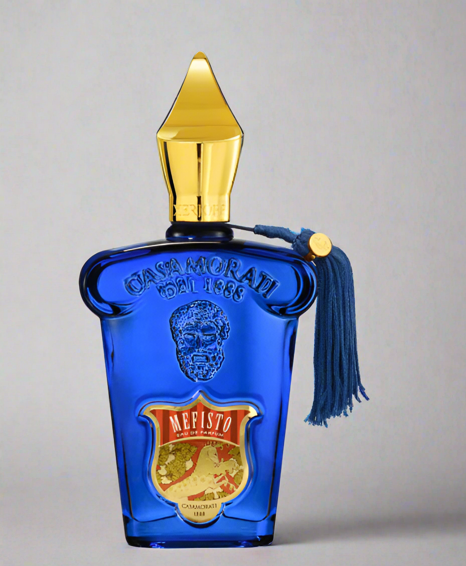 Casamorati Mefisto luxury perfume bottle on white background