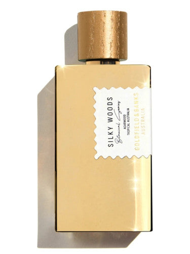 Silky Woods perfume packaging – Goldfield & Banks niche scent