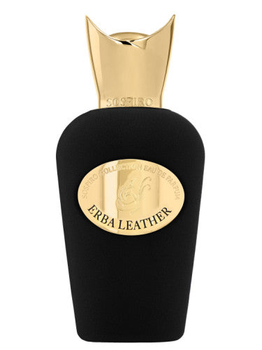 Sospiro Erba Leather perfume bottle – luxury niche scent